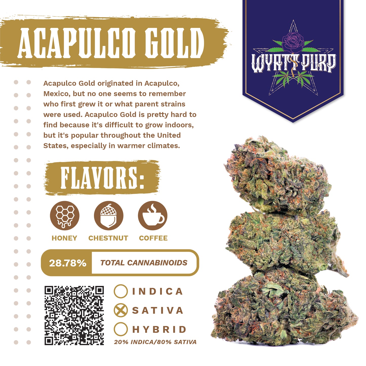 Acapulco Gold – Best THCa Smokable Hemp Flower