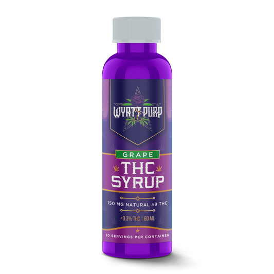 Delta 9 THC HD9 Nano Syrup Shot 150mg Drinkable Edible - Grape