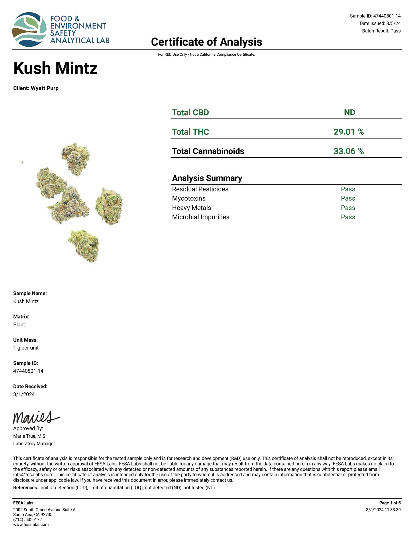 Kush Mintz – Best THCa Smokable Hemp Flower