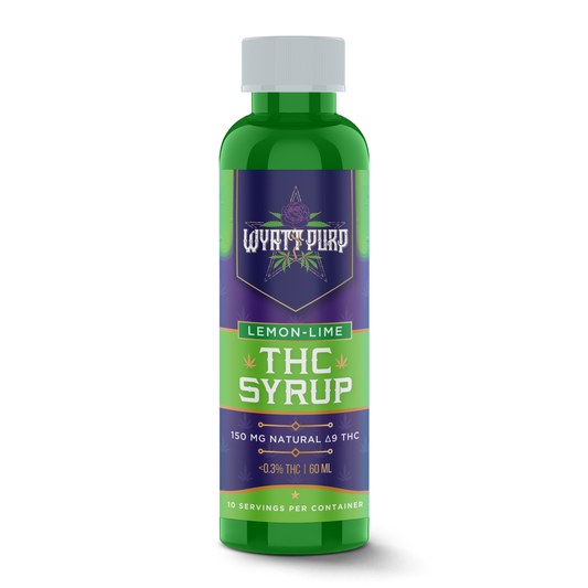 Delta 9 THC HD9 Nano Syrup Shot 150mg Drinkable Edible - Lemon Lime