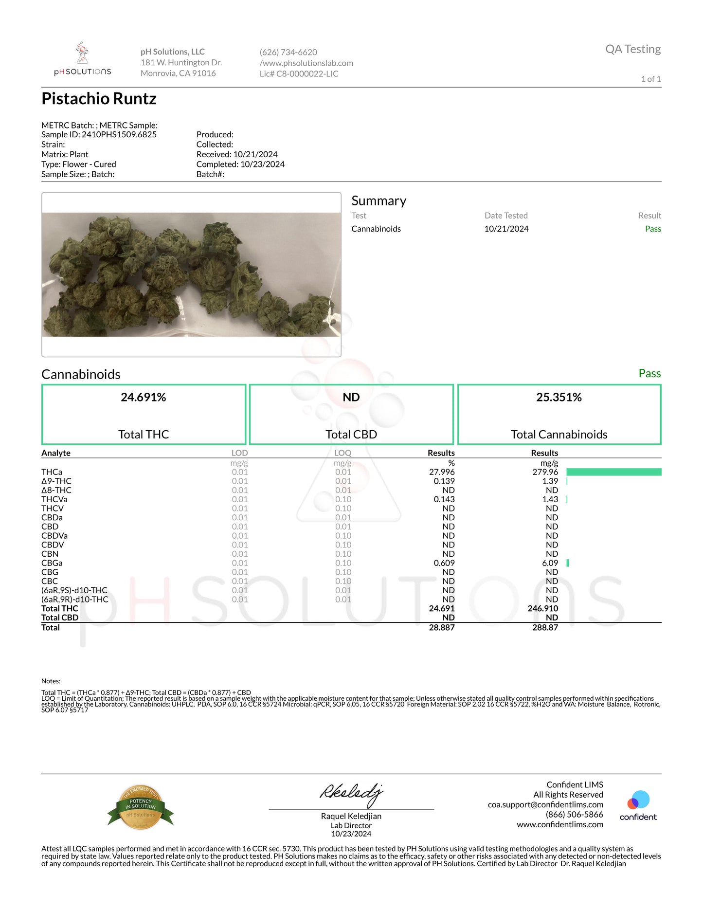 Pistachio Runtz – Best THCa Smokable Hemp Flower