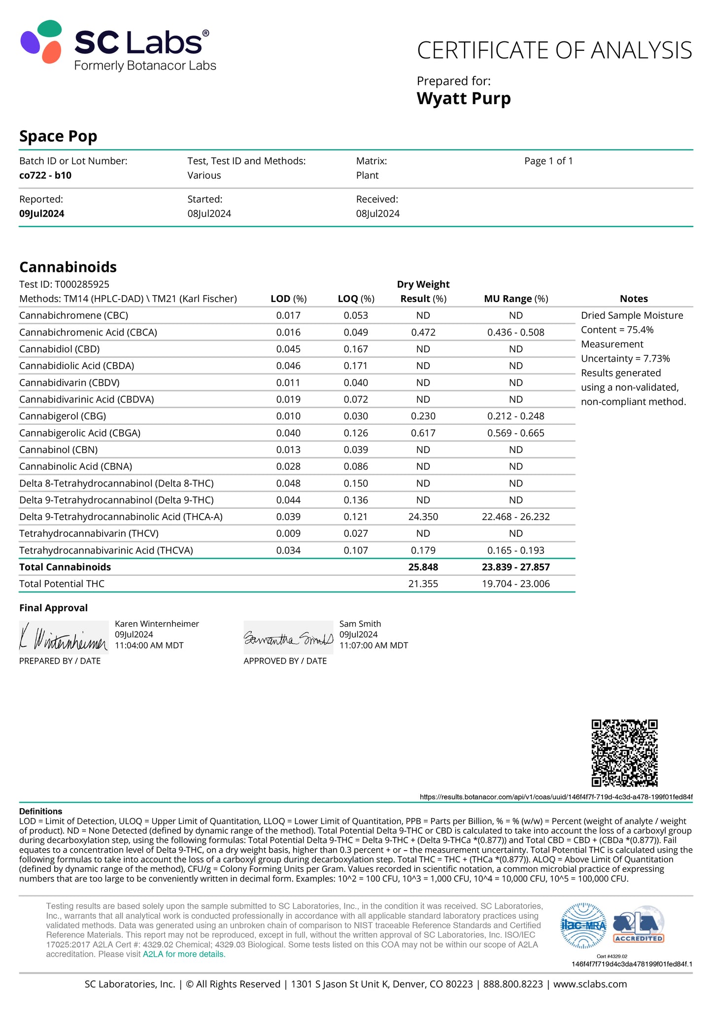 Space Pop – Best THCa Smokable Hemp Flower