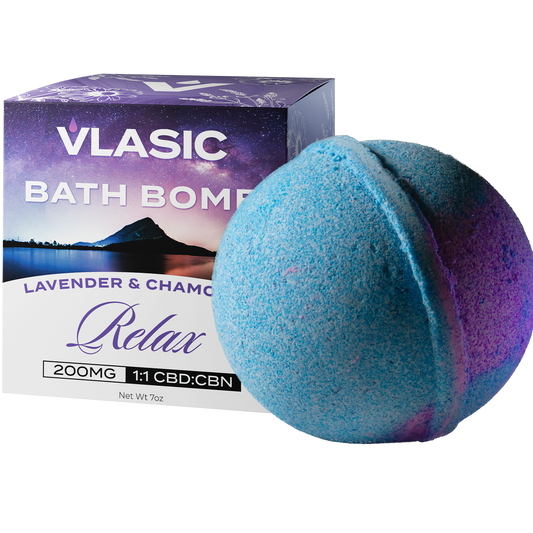 Relax Bath Bomb with  Lavender and Chamomile