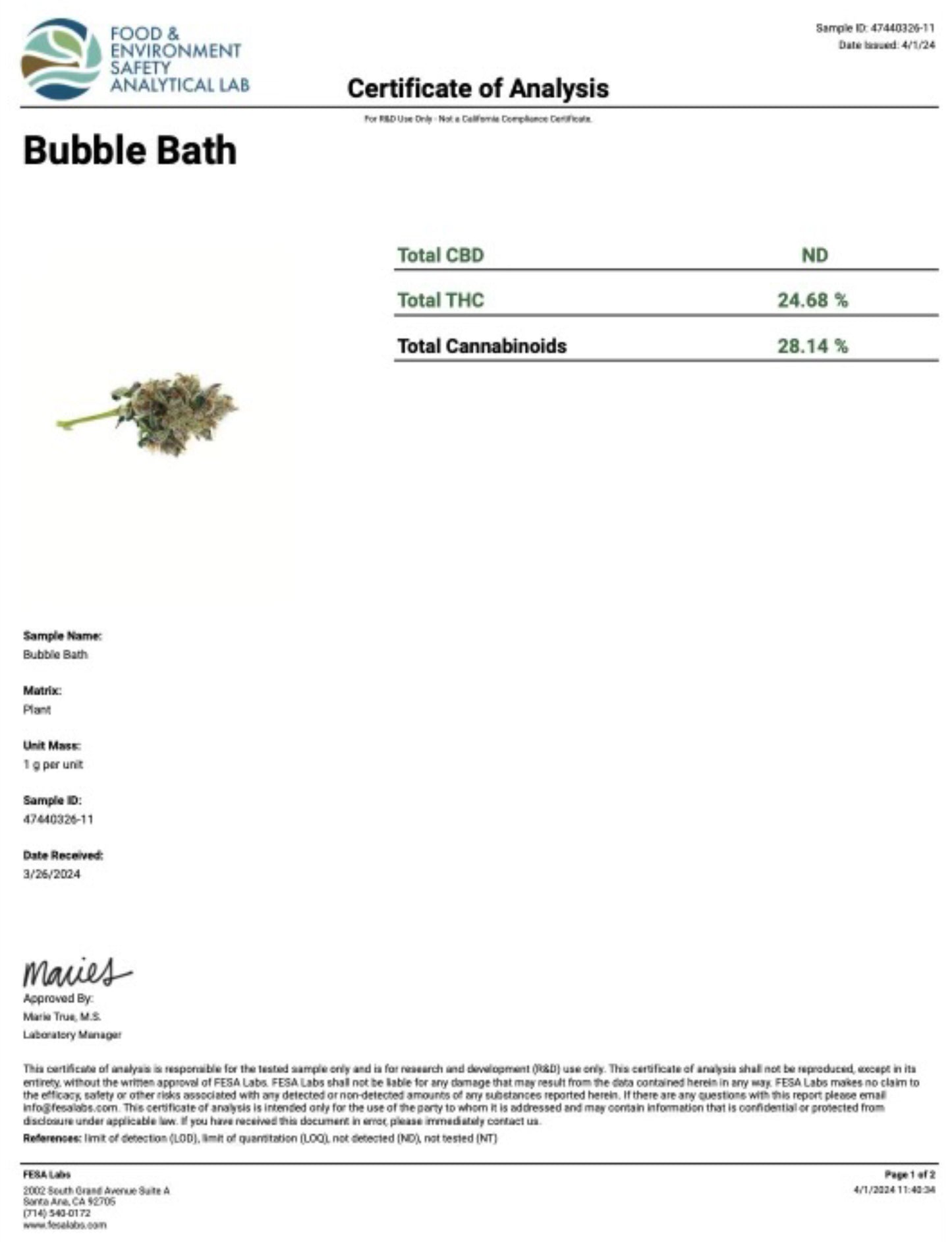 Bubble Bath – Best THCa Smokable Hemp Flower