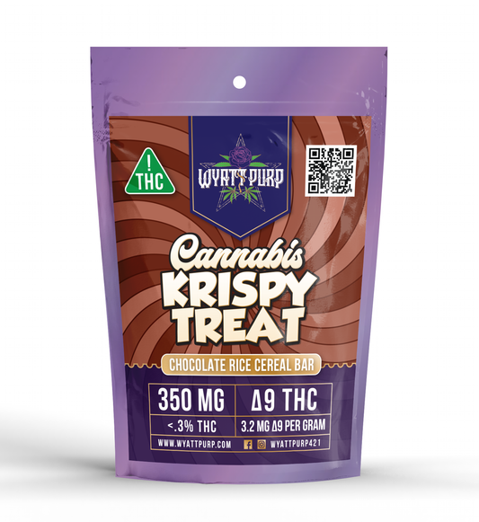 Cannabis Krispy THC Cereal Bar 350mg Edible - Coco Cereal Bar