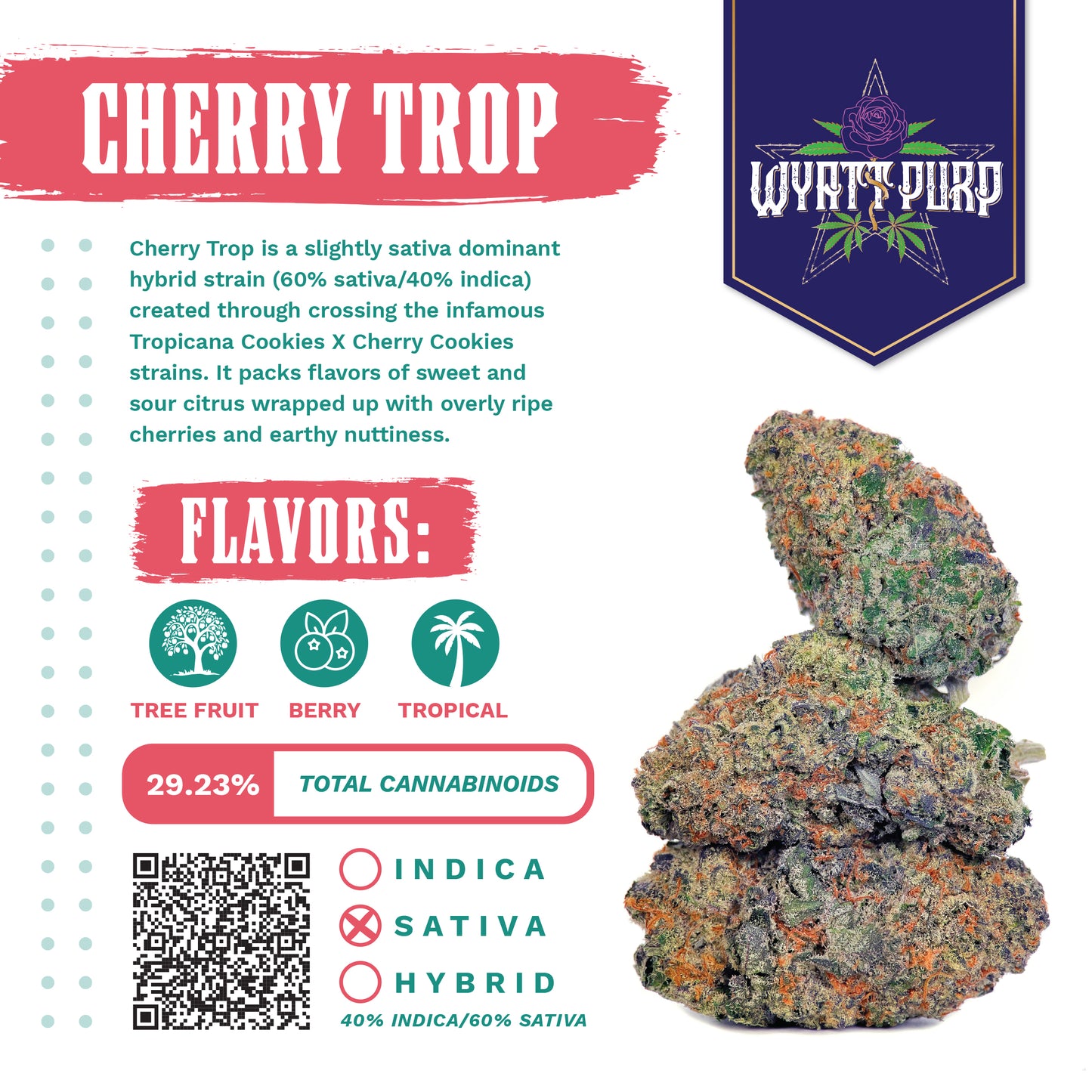 Cherry Trop – Best THCa Smokable Hemp Flower