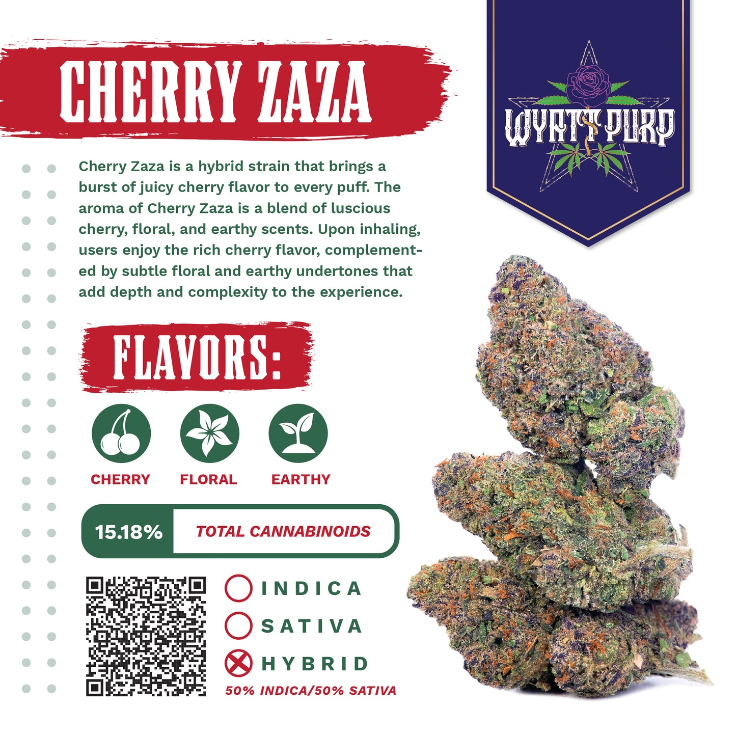 Cherry Zaza  – Best THCa Smokable Hemp Flower