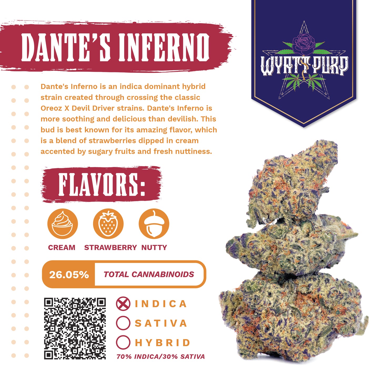 Dante's Inferno – Best THCa Smokable Hemp Flower