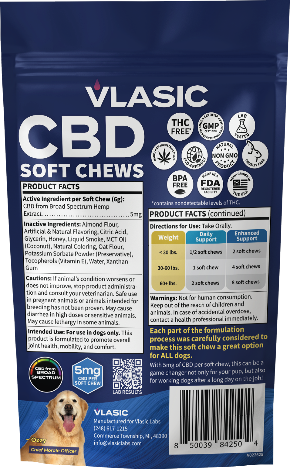 Calming Beef Flavor Dog  Chews