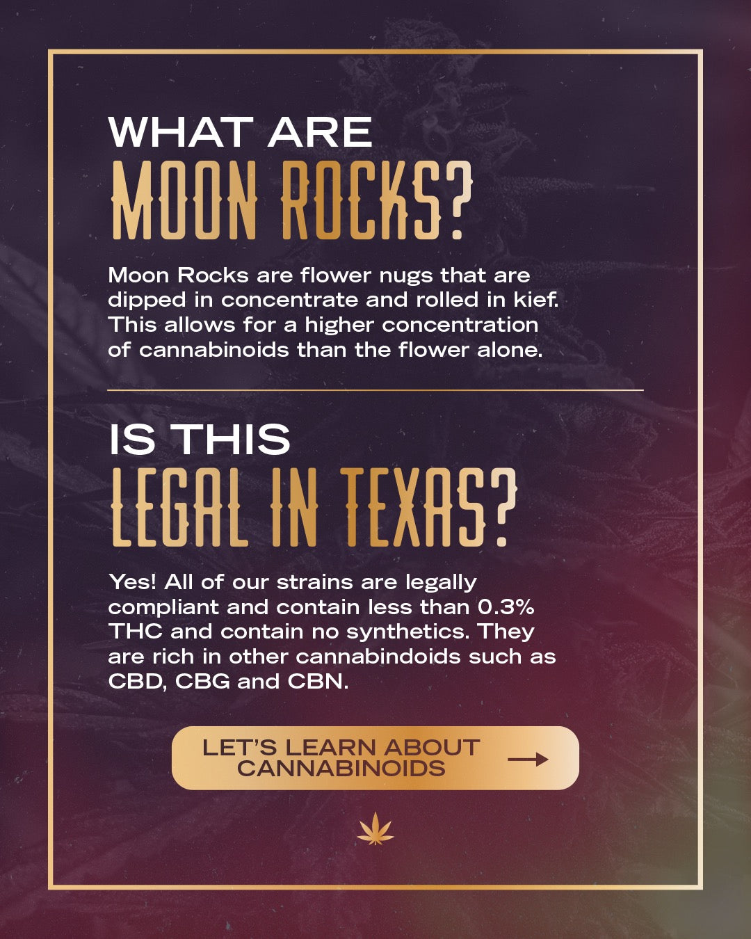 Lemon Cherry Marker - Moon Rock Hemp Flower