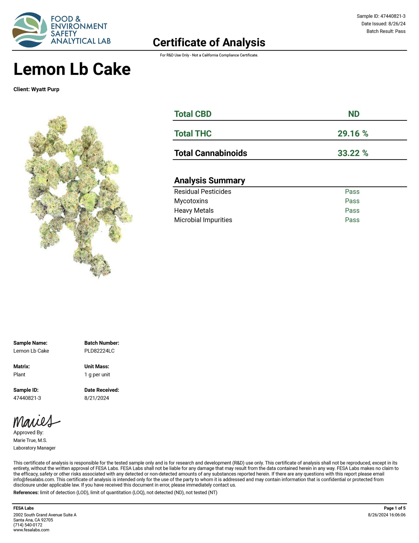 Lemon LB Cake  – Best THCa Smokable Hemp Flower