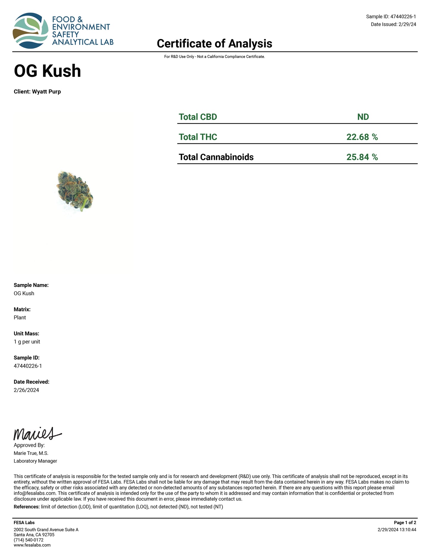 OG Kush – Best THCa Smokable Hemp Flower
