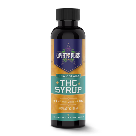 Delta 9 THC HD9 Nano Syrup Shot 150mg Drinkable Edible - Pina Colada