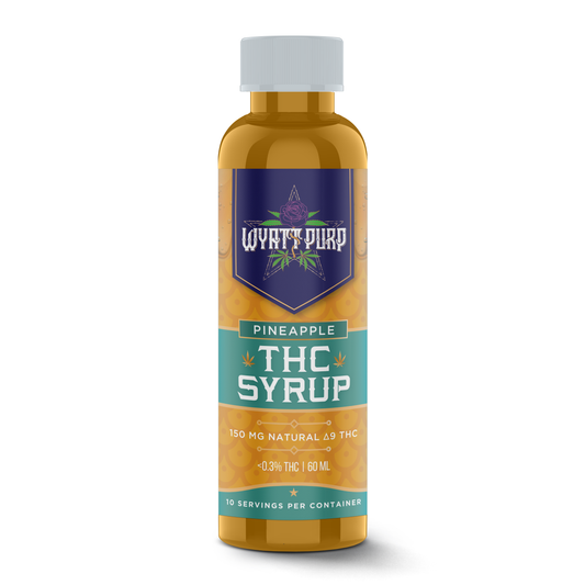 Delta 9 THC HD9 Nano Syrup Shot 150mg Drinkable Edible - Pineapple