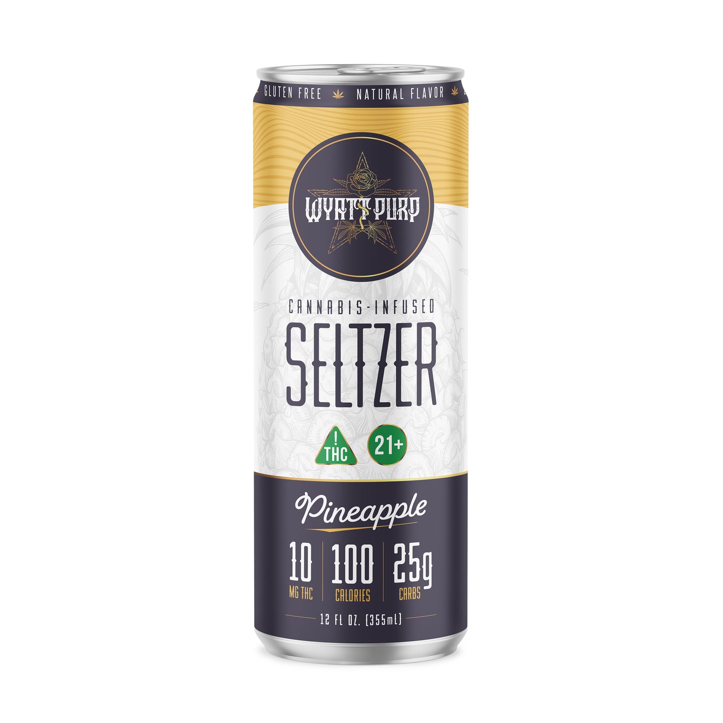 10mg THC Seltzer - Pineapple