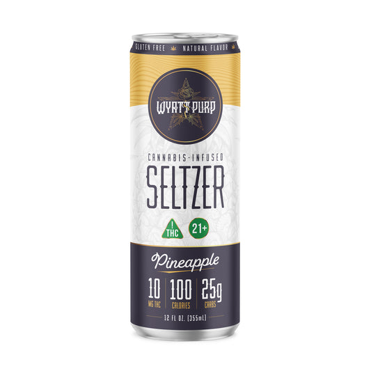 10mg THC Seltzer - Pineapple