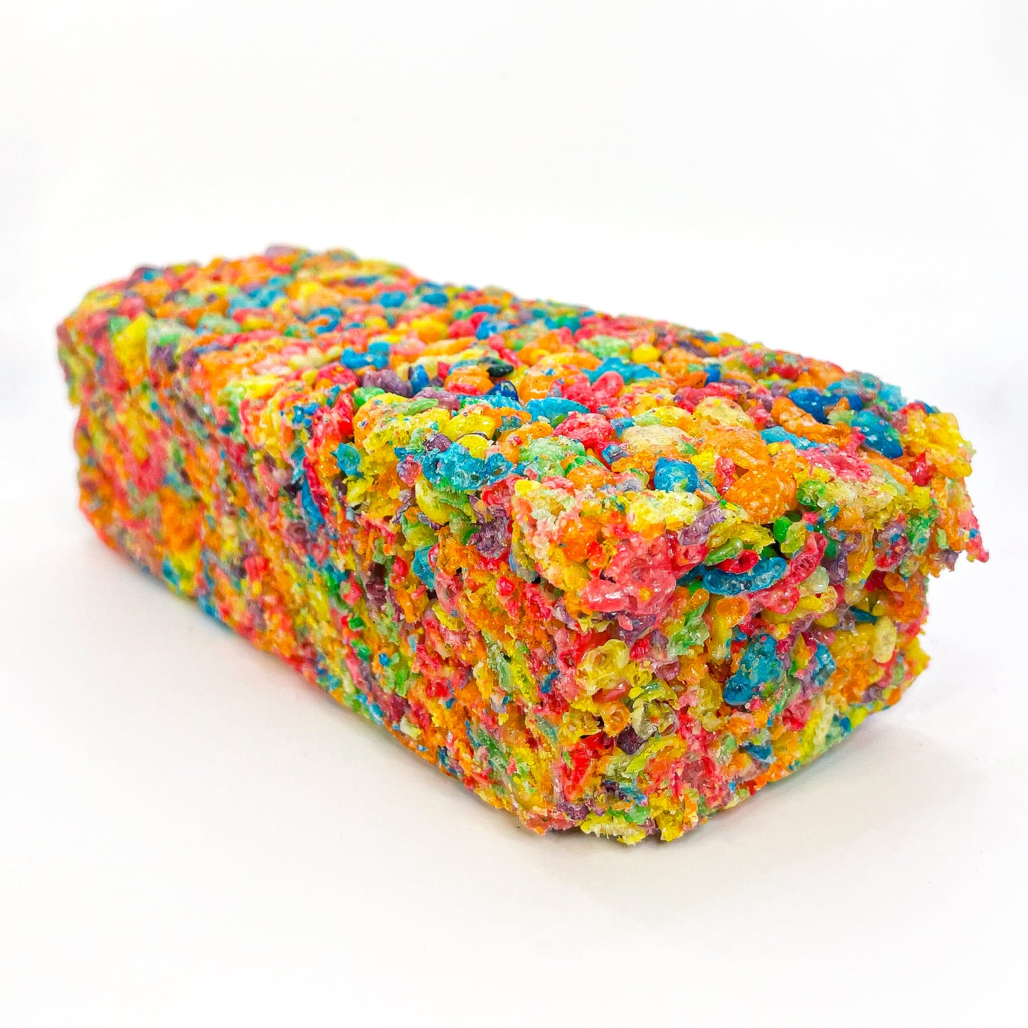 Cannabis Krispy THC Cereal Bar 350mg Edible - Rainbow Fruity Cereal Bar