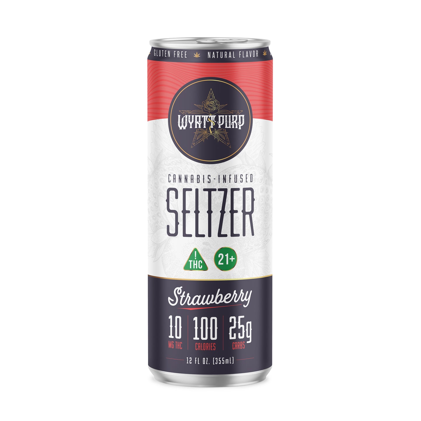 10mg THC Seltzer - Strawberry