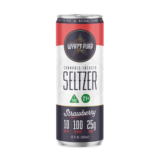 10mg THC Seltzer - Strawberry