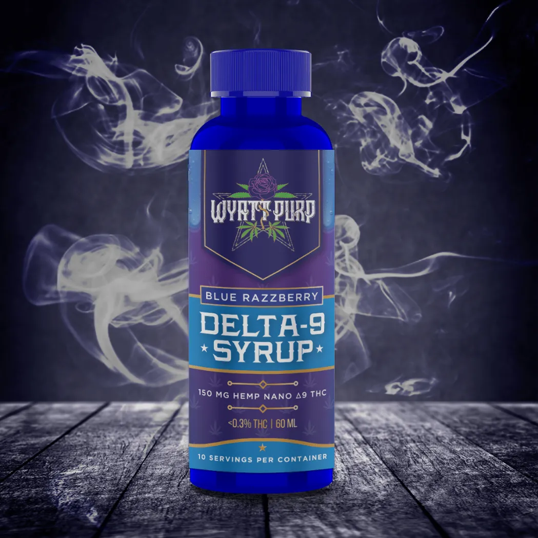 delta 9 blue razzberry syrup