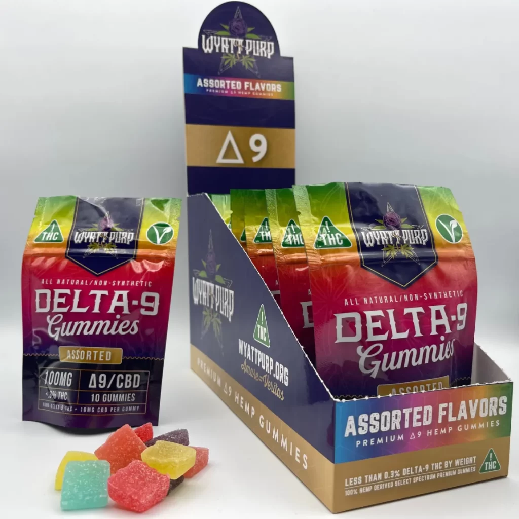 delta 9 12 pack assorted gummies