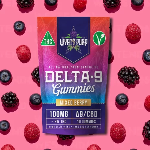 mixed berry delta 9 gummies