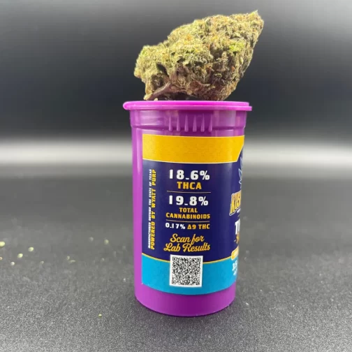 grape frosty thca flower thca and cannabinoids content