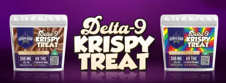 delta 9 krispy treat banner