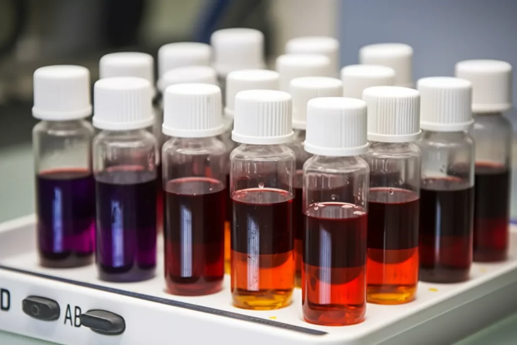 lab testing vials